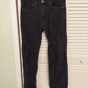 Levi's Straight Black 505 34x29 Men's Jeans